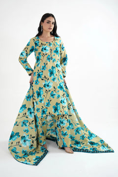 Neel Gul Khaddar Suit