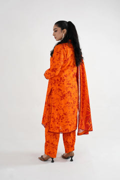 Kesariya Khaddar Suit