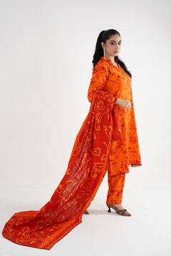 Kesariya Khaddar Suit