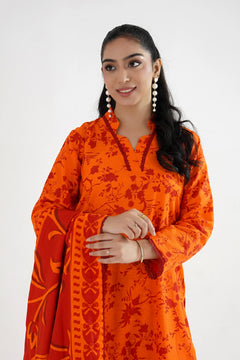 Kesariya Khaddar Suit