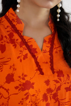 Kesariya Khaddar Suit
