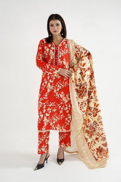 Narangi Gulshan Khaddar Suit