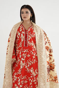 Narangi Gulshan Khaddar Suit