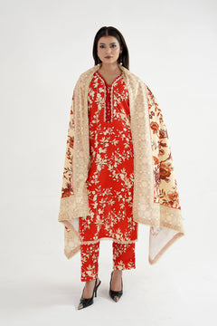 Narangi Gulshan Khaddar Suit