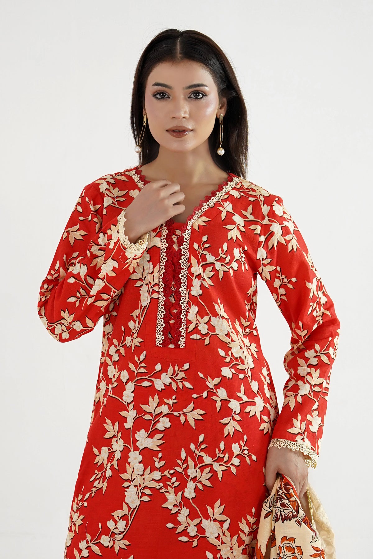 Narangi Gulshan Khaddar Suit