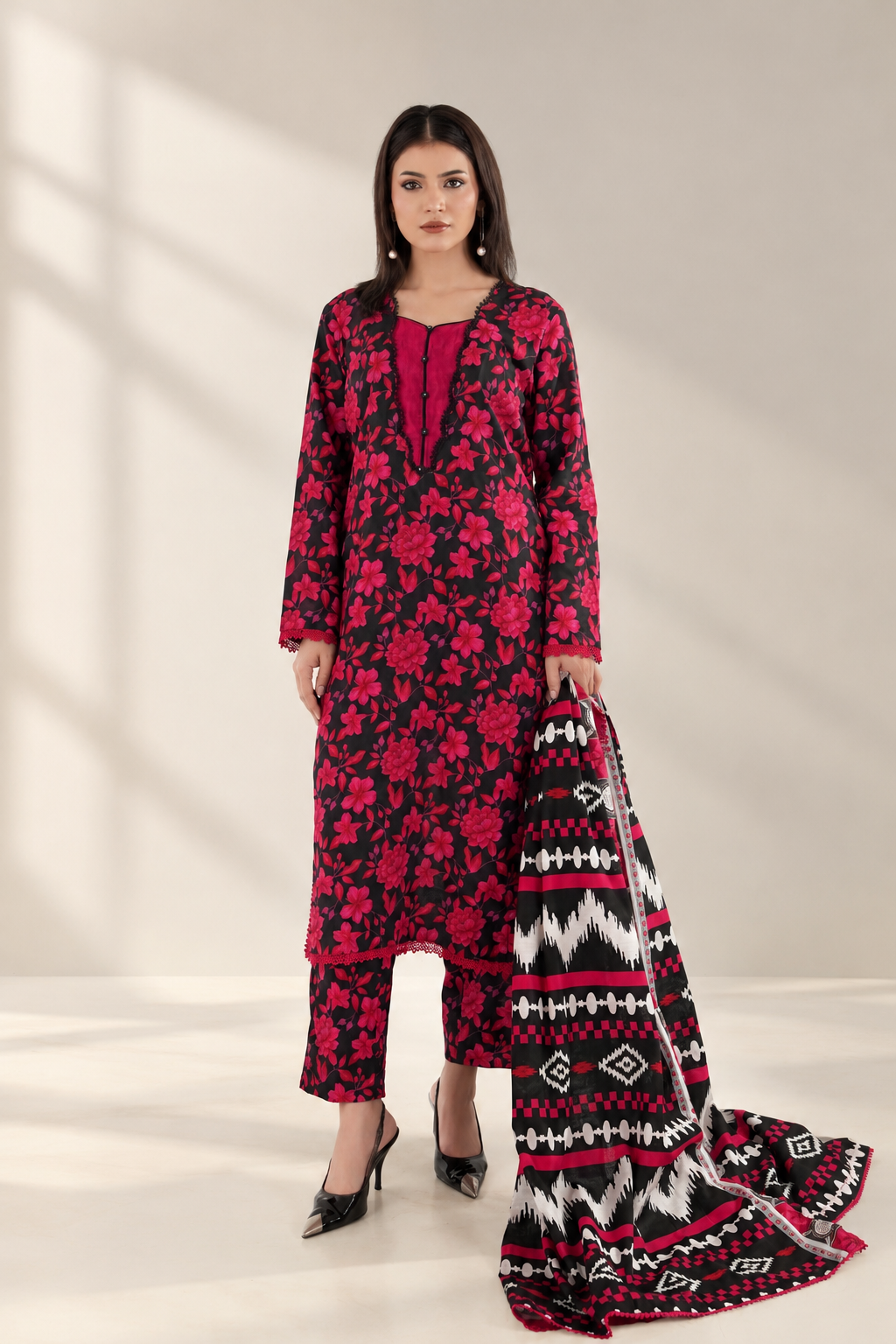 Gulrani Khaddar Suit