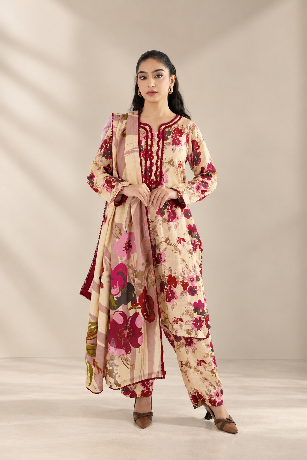 Gulmeher Khaddar Suit