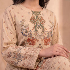 Terracotta Blossom 2 Piece Lawn Suit (Unstitched)