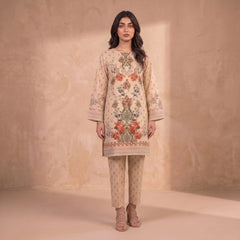 Terracotta Blossom 2 Piece Lawn Suit (Unstitched)