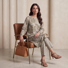 Sage Paisley 2 Piece Lawn Suit (Unstitched)