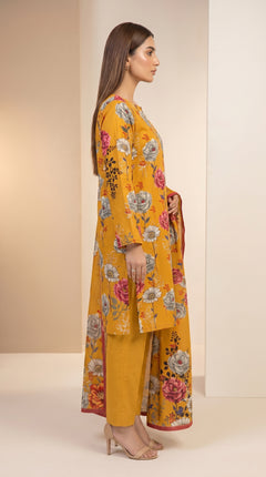 Mustard Muse 3 Piece Lawn Suit (Unstitched)