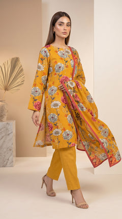 Mustard Muse 3 Piece Lawn Suit (Unstitched)