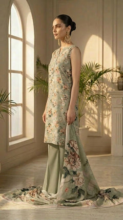 Romantic Rose 3 Piece Lawn [Unstitched]