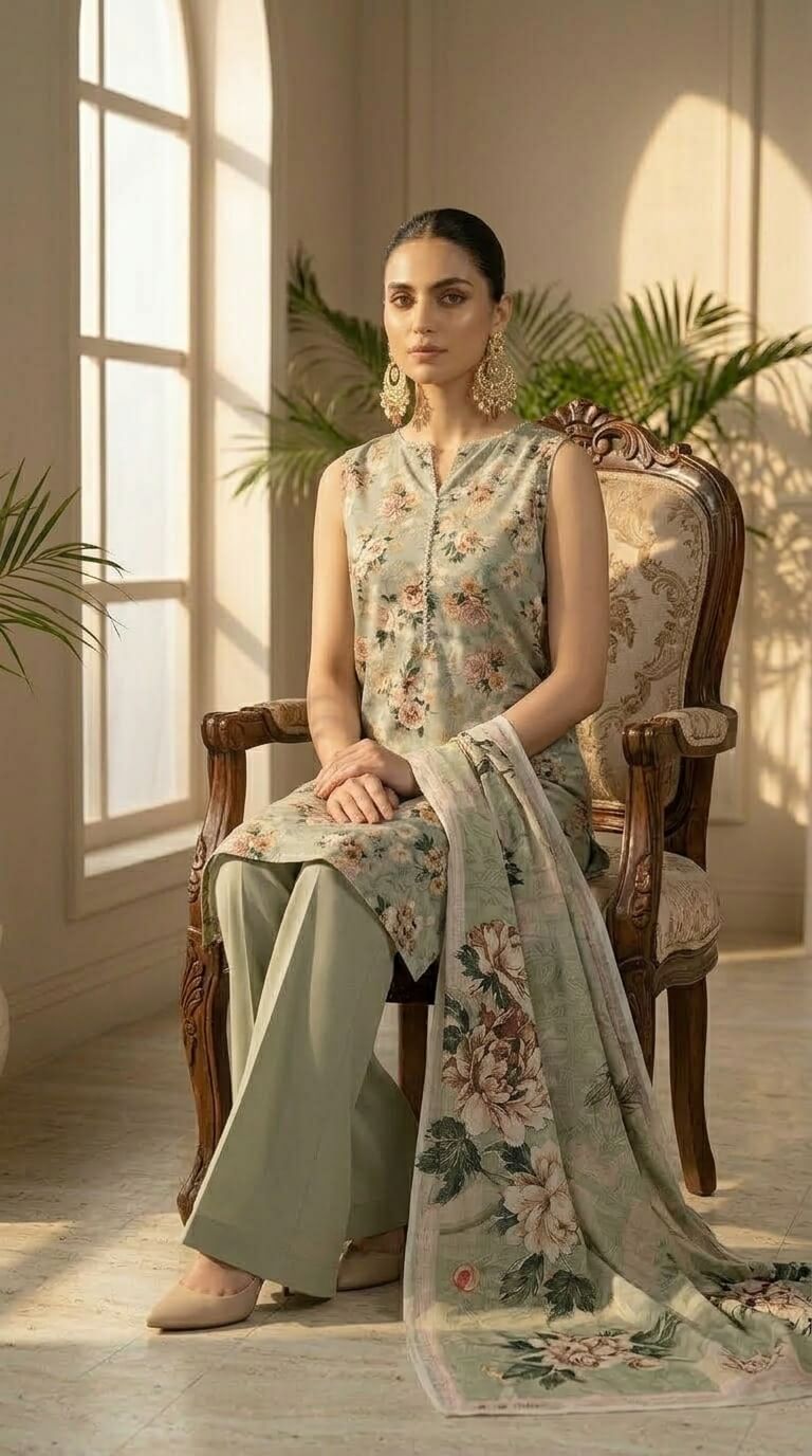 Romantic Rose 3 Piece Lawn [Unstitched]